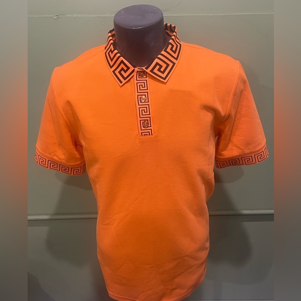 Prestige shirt polo orange modern fit